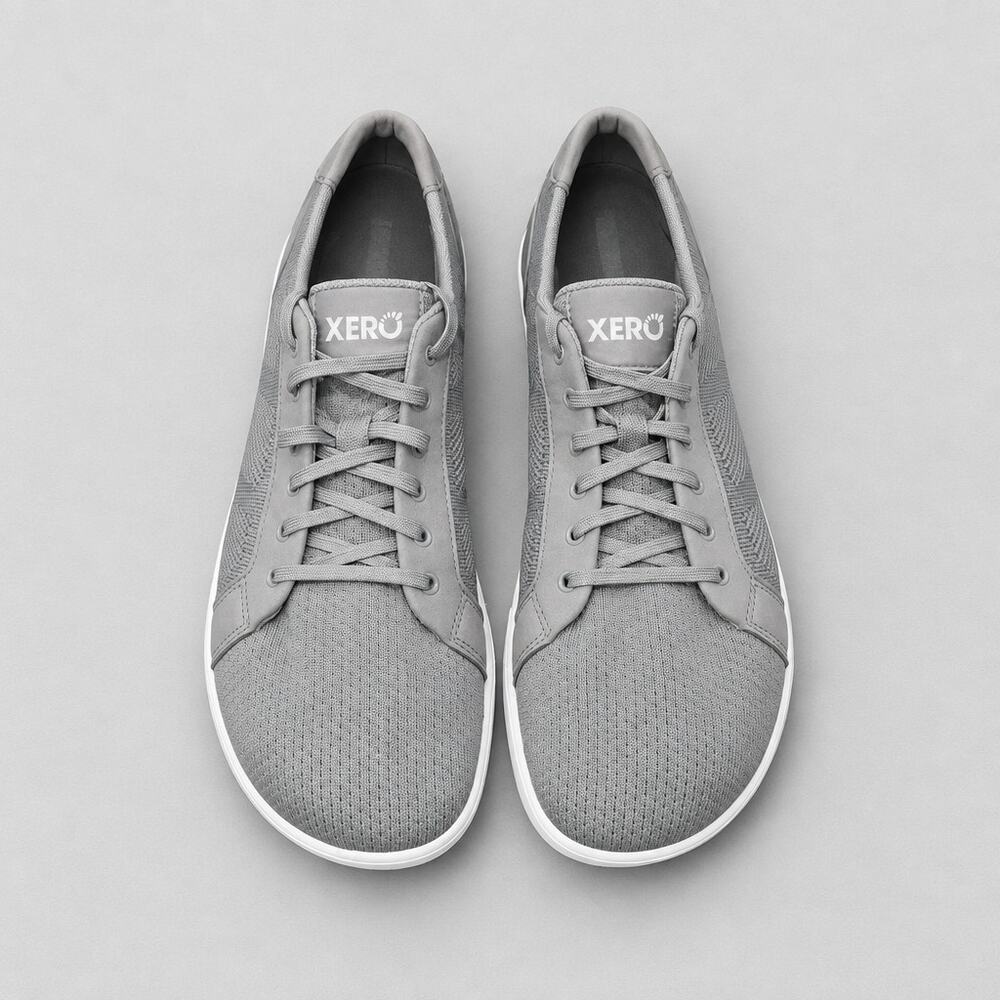 Xero Shoes Men's Dillon Barefoot Sneakers Alloy Grey Size 12